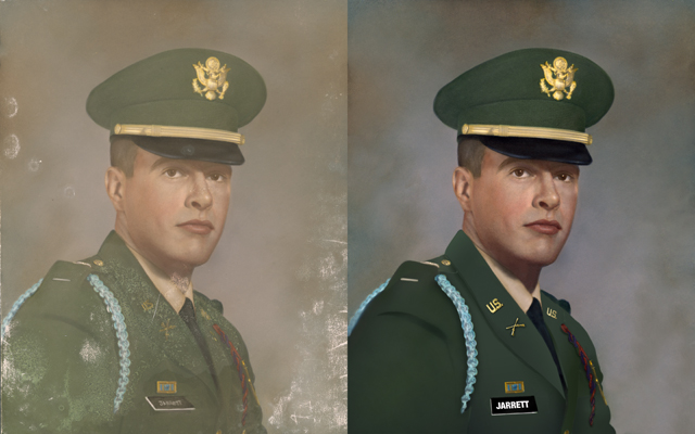 Chattanooga photo restoration military montage