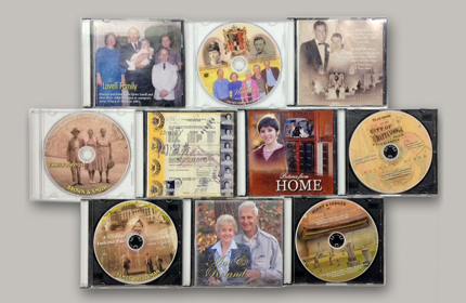 scanned albums custom dvds Chattanooga photo restoration