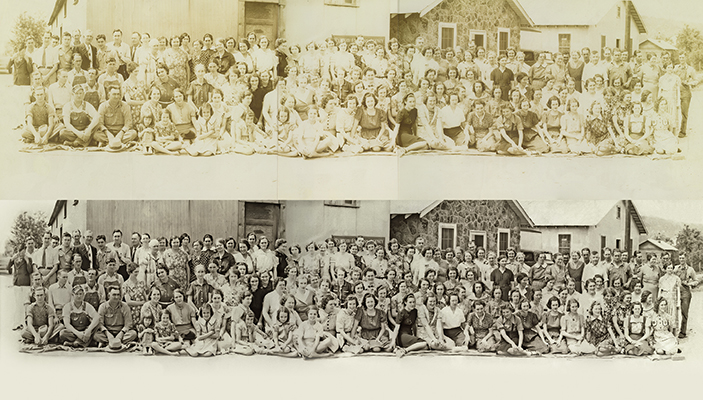 photo restoration Chattanooga Tennessee vintage high school class photo