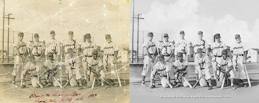 photo restoration Chattanooga Tennessee vintage baseball team portrait iamge