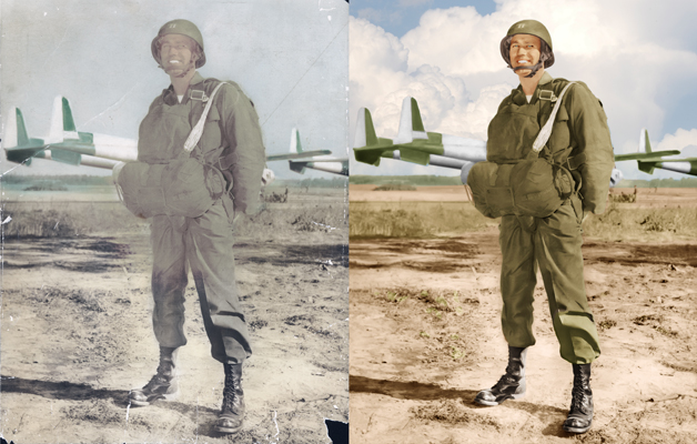 vintage military photo vietnam chattanooga photo restoration