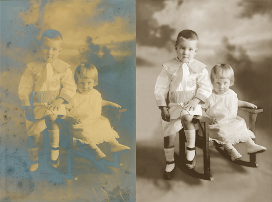 silver mirroring damage chattanooga photo restoration